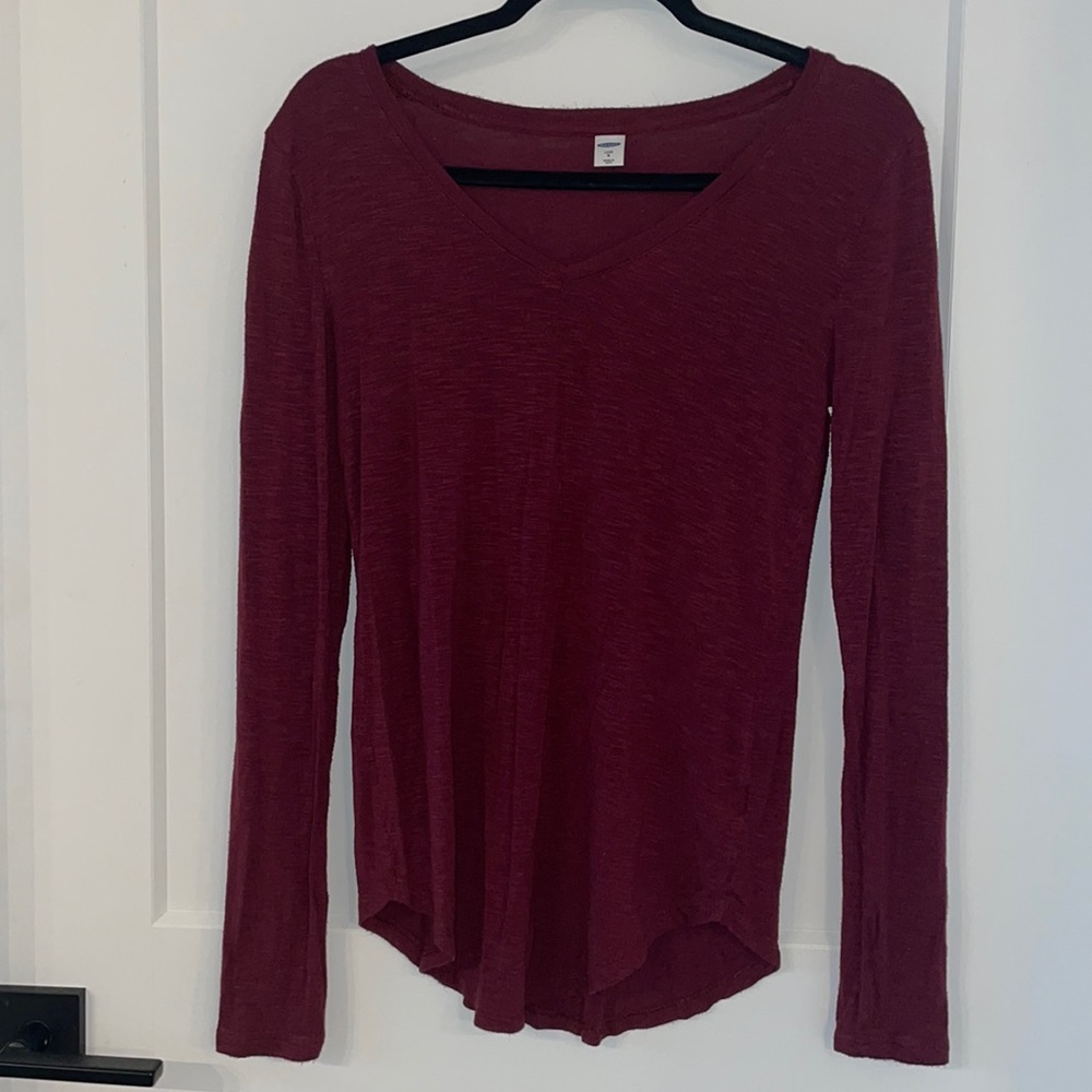 Old Navy Luxe V Neck Long Sleeve